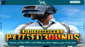 شحن شدات ببجي بسهولة: احصل على 12000 شدة + 4200 مجاناً في حسابك!